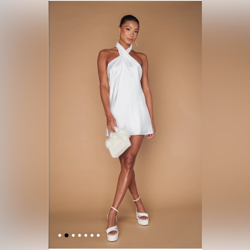 SHOW ME YOUR MUMU Jasmine Halter Mini Dress - Picture 3 of 5